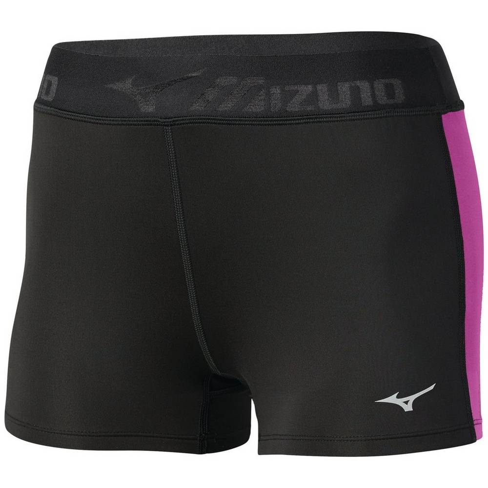 Damske Legíny Mizuno Impulse Core Short Bezecke Čierne Vypredaj SWUY86375